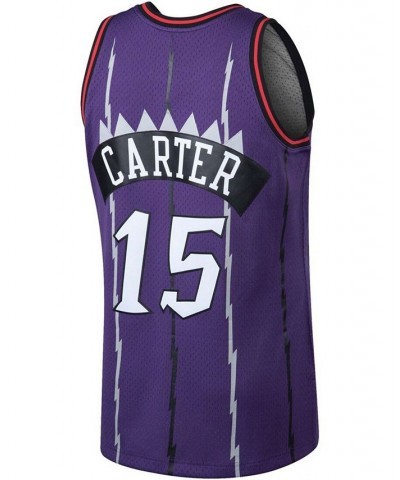 Men's Vince Carter Purple Toronto Raptors 1998-99 Hardwood Classics Swingman Jersey $44.95 Jersey