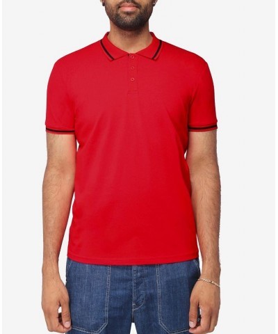 Men's Basic Short Sleeve Rib Polo Shirt PD12 $21.07 Polo Shirts