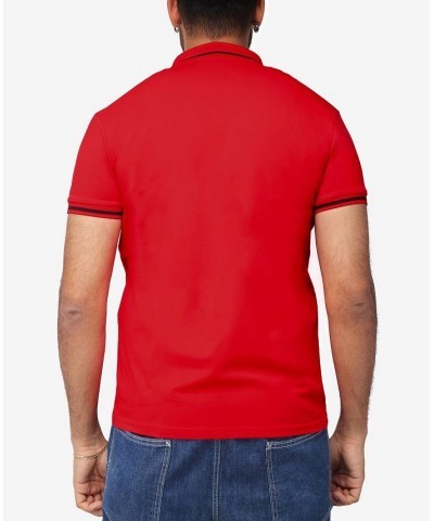 Men's Basic Short Sleeve Rib Polo Shirt PD12 $21.07 Polo Shirts