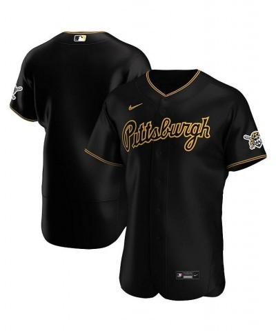 Men's Black Pittsburgh Pirates Alternate Authentic Team Jersey $125.80 Jersey