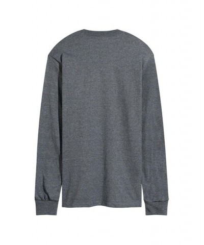 Men's Yellowstone Mountain Arrows Long Sleeve T-shirt Gray $22.26 T-Shirts