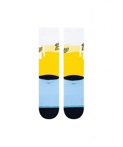 Men's White Milwaukee Brewers 2022 City Connect Crew Socks $16.49 Socks