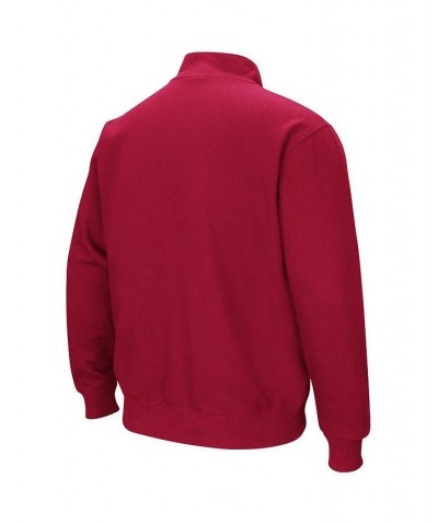 Men's Crimson IUPUI Jaguars Tortugas Quarter-Zip Sweatshirt $26.40 Sweatshirt