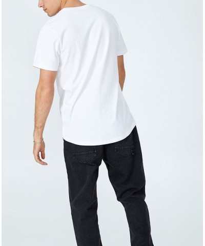 Men's Organic Longline T-shirt White $17.99 T-Shirts