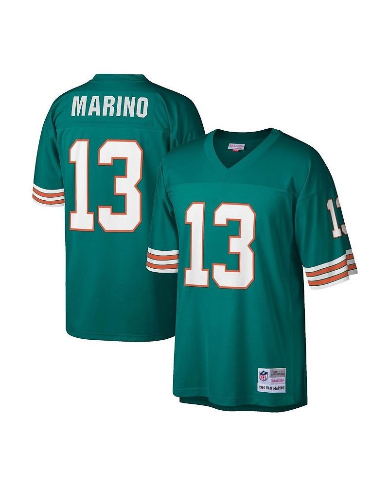 Men's Dan Marino Aqua Miami Dolphins Legacy Replica Jersey $85.00 Jersey