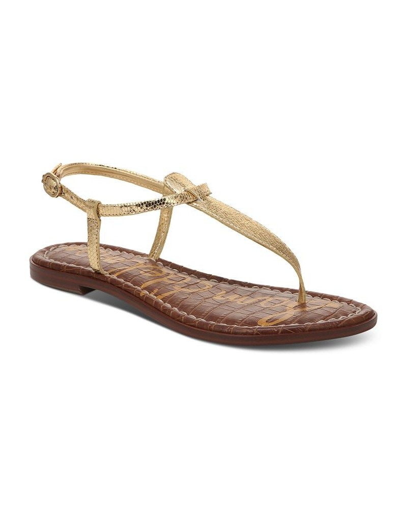 Gigi T-Strap Flat Sandals PD08 $40.30 Shoes