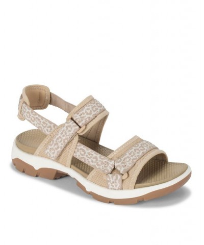 Lancer Ankle-Strap Sporty Sandals Tan/Beige $46.75 Shoes