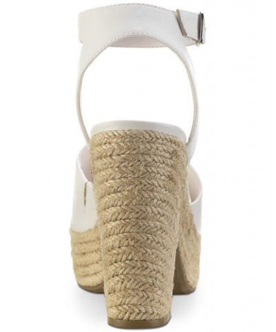 Fey Espadrille Dress Sandals White $34.19 Shoes