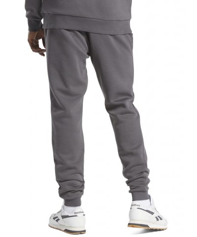 Men's Identity Logo Fleece Jogger Pants Gray $19.61 Pants