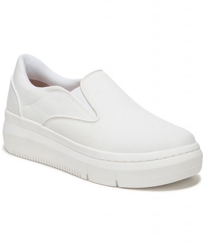 Women's Savoy-Slip Sneakers White $30.00 Shoes