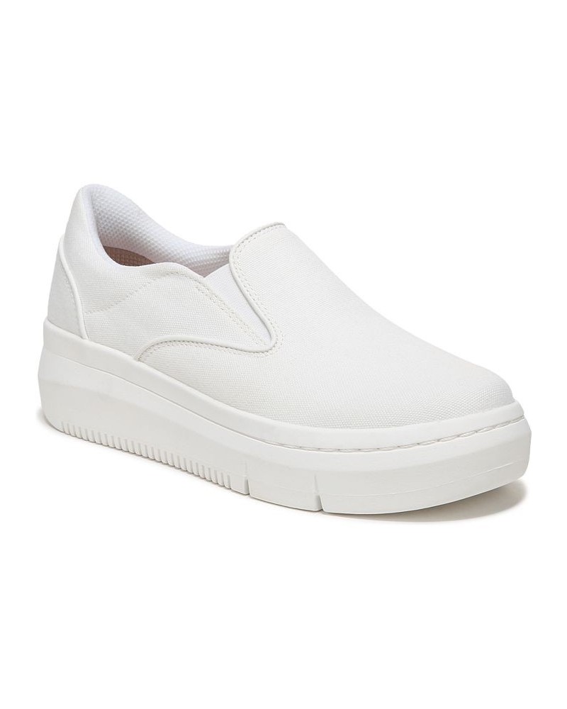 Women's Savoy-Slip Sneakers White $30.00 Shoes