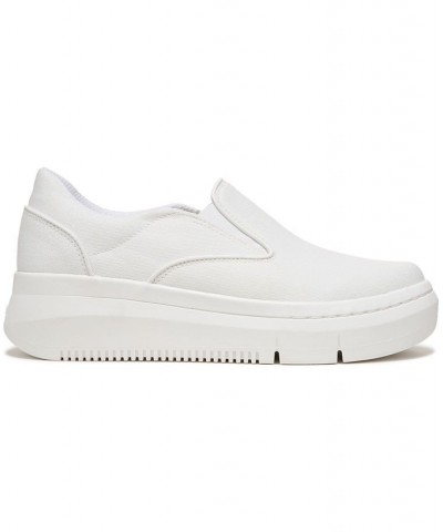 Women's Savoy-Slip Sneakers White $30.00 Shoes