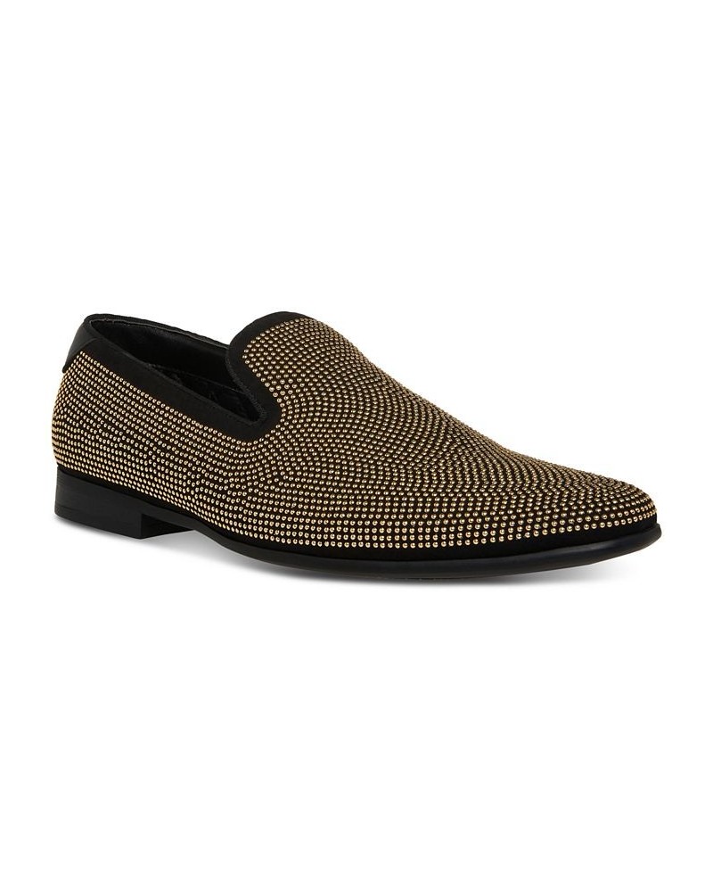 Men's Mezmoryz Stud Smoking Slipper Black/silver $45.83 Shoes