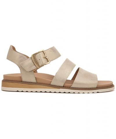 Women's Island-Glow Strappy Sandals Gold $28.20 Shoes