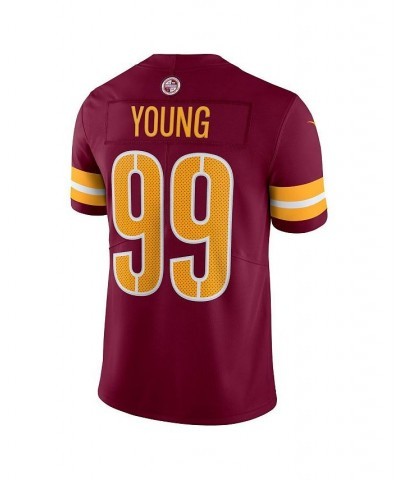 Men's Chase Young Burgundy Washington Commanders Vapor Limited Jersey $65.00 Jersey