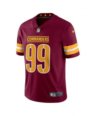 Men's Chase Young Burgundy Washington Commanders Vapor Limited Jersey $65.00 Jersey