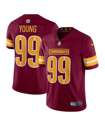 Men's Chase Young Burgundy Washington Commanders Vapor Limited Jersey $65.00 Jersey