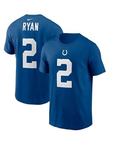 Men's Matt Ryan Royal Indianapolis Colts Player Name & Number T-shirt $27.49 T-Shirts