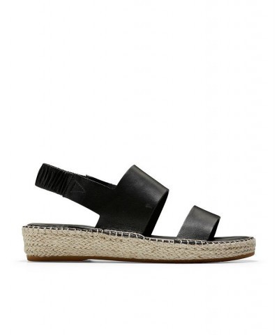 Cloudfeel Espadrille Sandals Black $57.50 Shoes