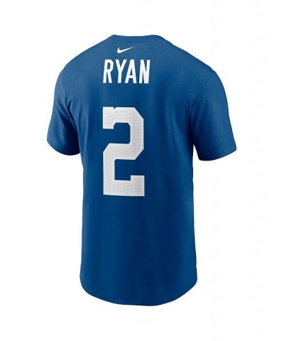 Men's Matt Ryan Royal Indianapolis Colts Player Name & Number T-shirt $27.49 T-Shirts