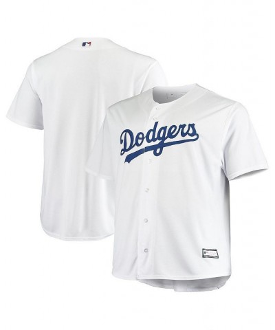 Men's White Los Angeles Dodgers Big and Tall Replica Team Jersey $44.00 Jersey