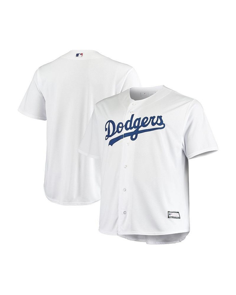 Men's White Los Angeles Dodgers Big and Tall Replica Team Jersey $44.00 Jersey