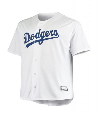 Men's White Los Angeles Dodgers Big and Tall Replica Team Jersey $44.00 Jersey