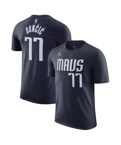 Men's Brand Luka Doncic Navy Dallas Mavericks 2022/23 Statement Edition Name and Number T-Shirt $18.00 T-Shirts