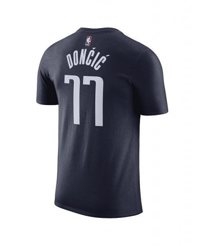 Men's Brand Luka Doncic Navy Dallas Mavericks 2022/23 Statement Edition Name and Number T-Shirt $18.00 T-Shirts