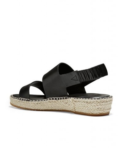 Cloudfeel Espadrille Sandals Black $57.50 Shoes