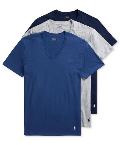 Men's V-Neck Classic Undershirt 3-Pack Andover / Bali Blue / Cruise Navy $22.00 Undershirt