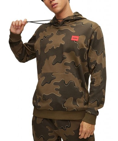 Men's Digarade Camo Hoodie Green $52.56 Sweatshirt