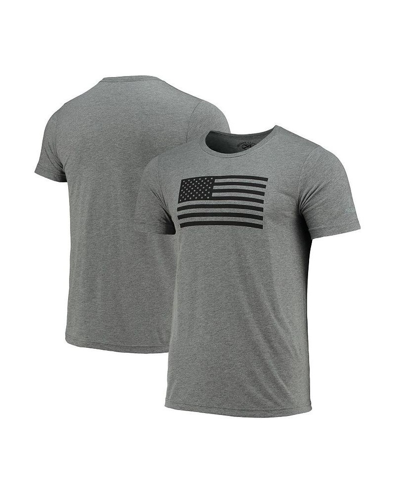 Men's Heathered Gray 2022 Presidents Cup United States Team Tri-Blend T-shirt $28.49 T-Shirts