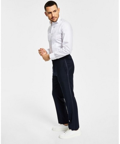 Men's Slim-Fit Navy Tuxedo Pants Blue $18.59 Suits