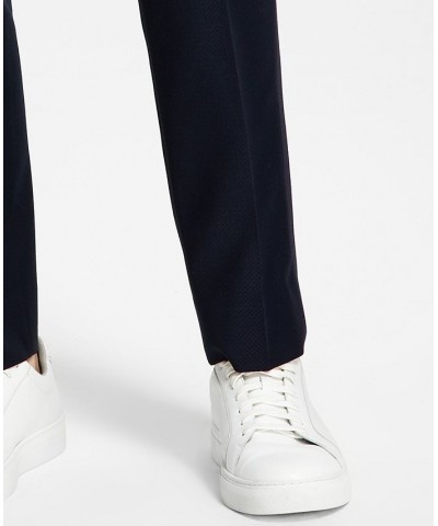 Men's Slim-Fit Navy Tuxedo Pants Blue $18.59 Suits