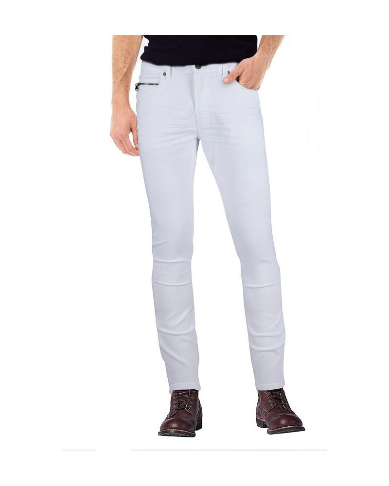 Men's Stretch 5 Pocket Skinny Jeans White $42.12 Jeans