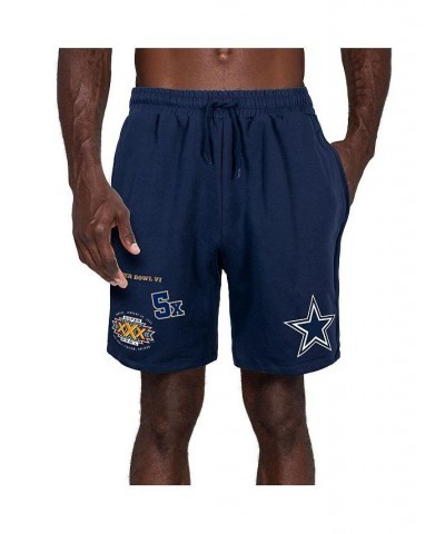 Men's Navy Dallas Cowboys Historic Championship Shorts $46.79 Shorts