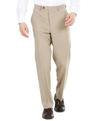 Men's Classic-Fit Ultraflex Machine Washable Dress Pants Tan/Beige $49.35 Pants