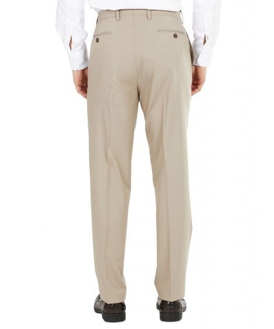 Men's Classic-Fit Ultraflex Machine Washable Dress Pants Tan/Beige $49.35 Pants