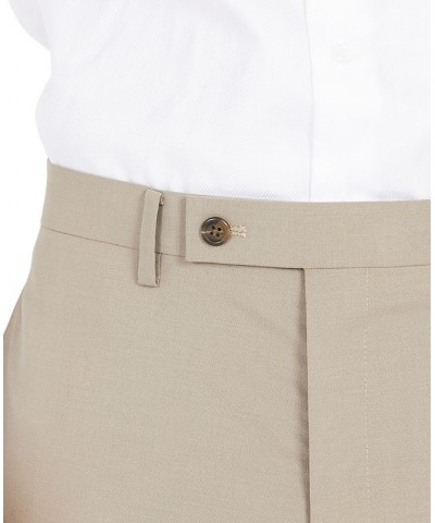 Men's Classic-Fit Ultraflex Machine Washable Dress Pants Tan/Beige $49.35 Pants