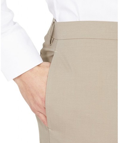 Men's Classic-Fit Ultraflex Machine Washable Dress Pants Tan/Beige $49.35 Pants