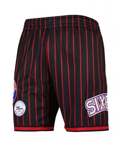 Men's Black Philadelphia 76ers City Collection Heritage Mesh Shorts $33.00 Shorts