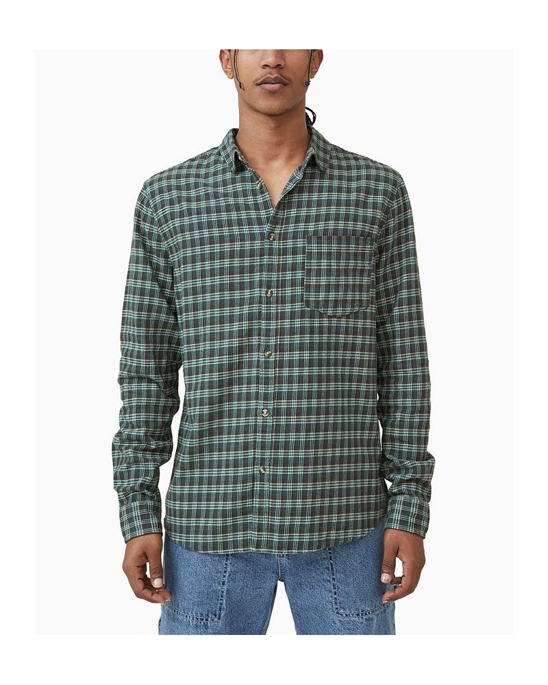 Men's Camden Long Sleeve Shirt Green $34.79 Shirts