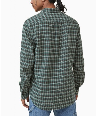 Men's Camden Long Sleeve Shirt Green $34.79 Shirts