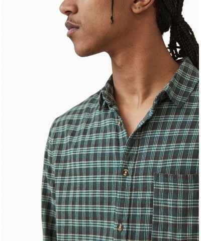 Men's Camden Long Sleeve Shirt Green $34.79 Shirts