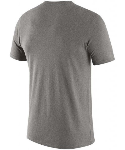 Men's Heather Gray Clemson Tigers Essential Logo T-shirt $19.19 T-Shirts