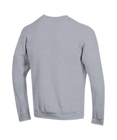 Men's Heather Gray Illinois Fighting Illini High Motor Pullover Sweatshirt $33.14 Sweatshirt