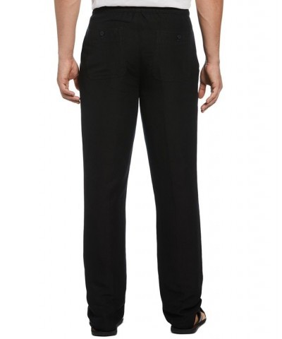 Men's Textured Drawstring Pants Jet Black $22.00 Pants