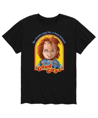 Men's Chucky Good Guys T-shirt Black $16.80 T-Shirts