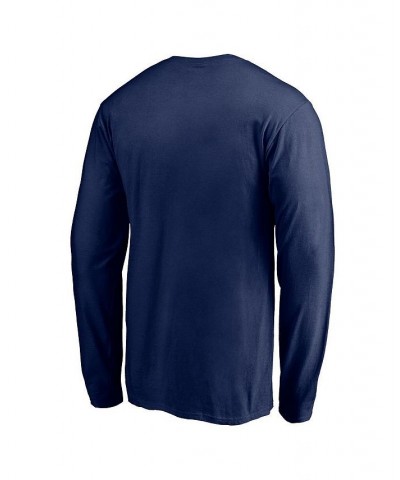 Men's Branded Navy Washington Capitals Team Victory Arch Long Sleeve T-shirt $23.51 T-Shirts